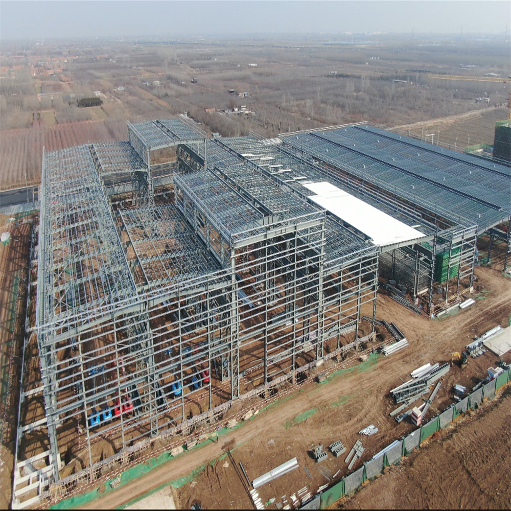Prefabricated Modular Light Steel Structure Fabrication Hangar Warehouse Building for Workshop Fast &amp; Economic