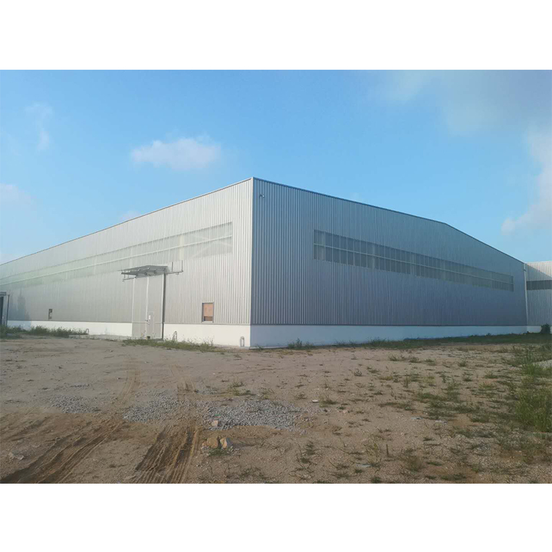 Large Clear Span Warehouse Workshop Bridge Playground Structural Steel Beam Column Fabrication