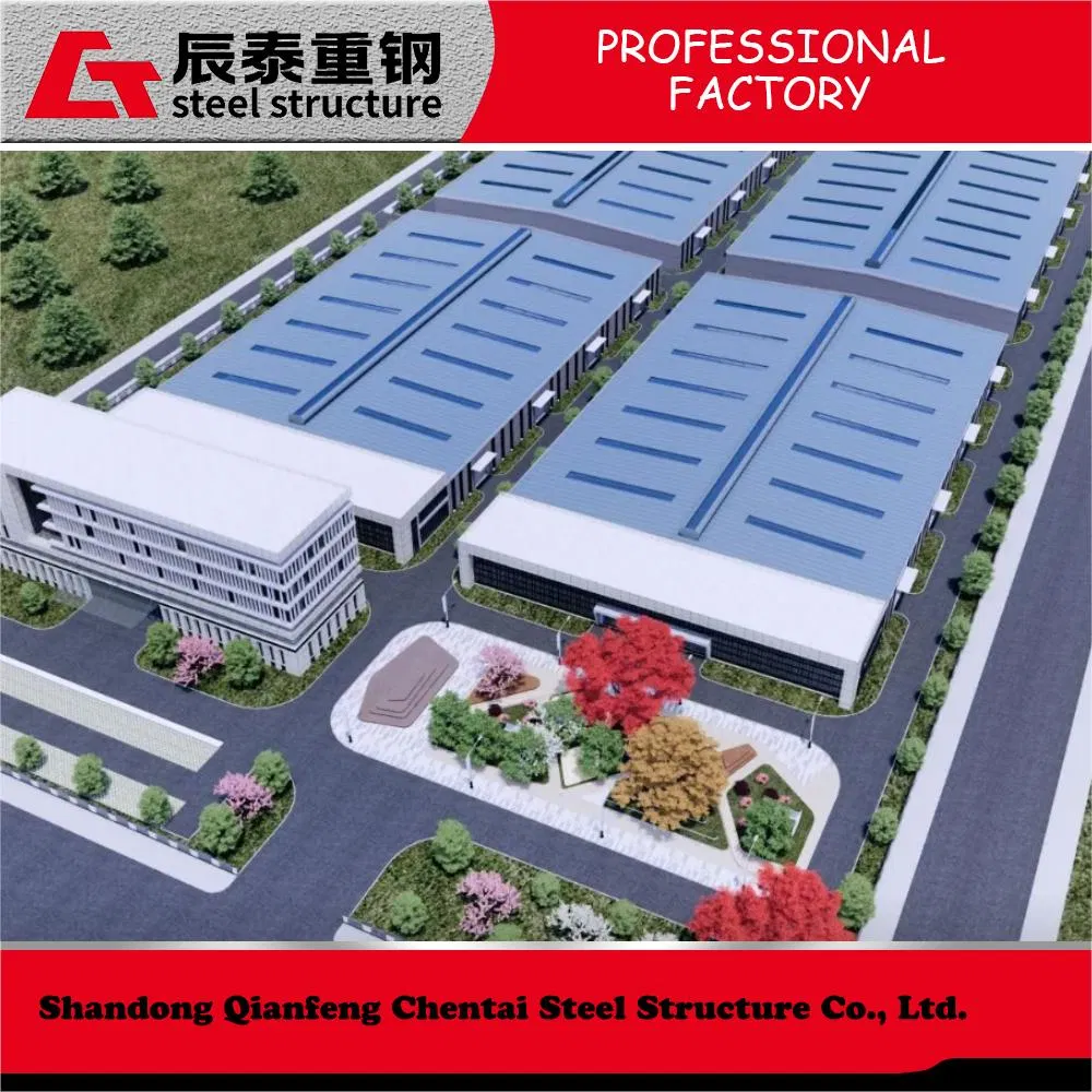 Galvanized Anti-Corrosion Industrial Prefabricated Modular Steel Structure Factory/Workshop/Warehouse Buildings