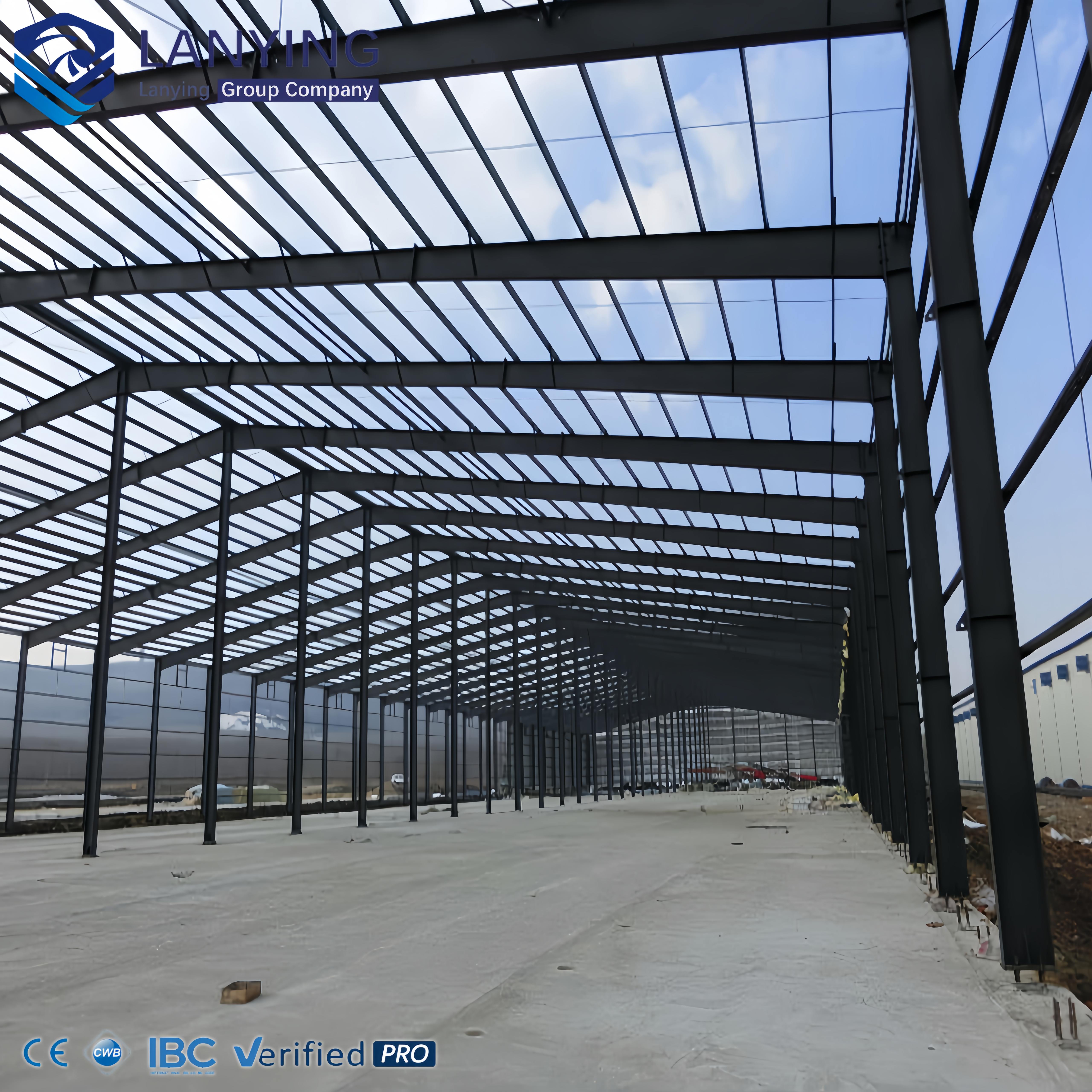 Steel Construction Steel Structure Frame Heavy Duty Warehouse Workshop Storage Metal Building