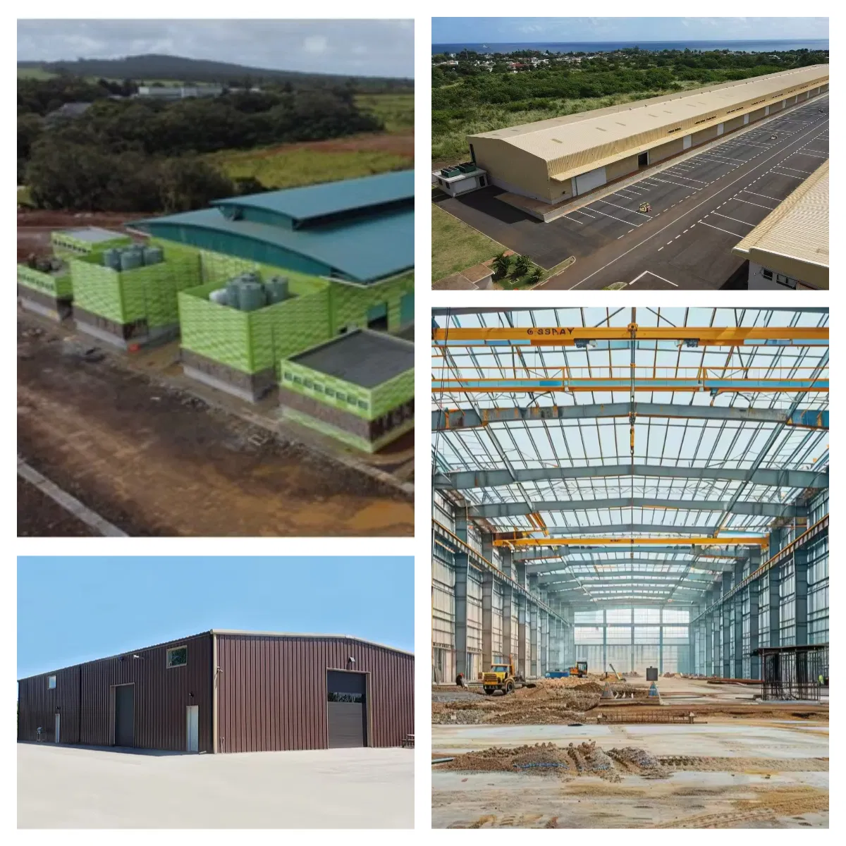 Customized Shape Steel Structure Frame Drawing Design Large Span Warehouse