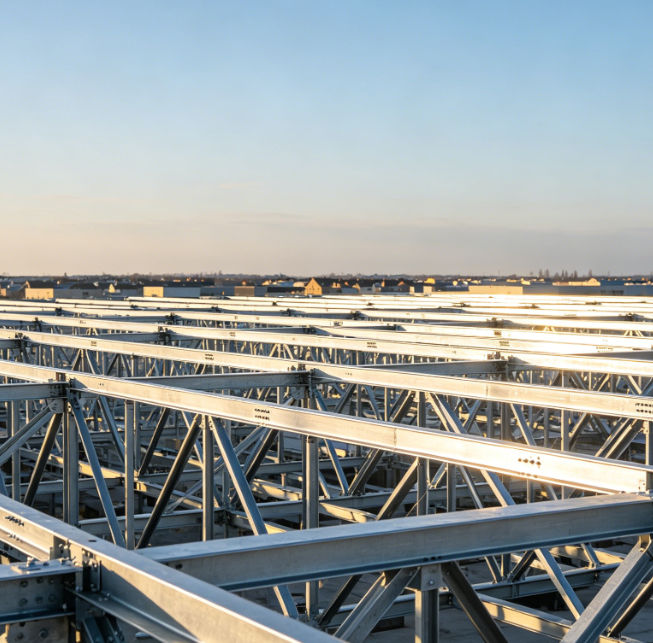 Light Steel Warehouse/Workshop | Eco-Friendly Steel Frame for Farm Breeding Greenhouse Projects Industrial Design High Wind