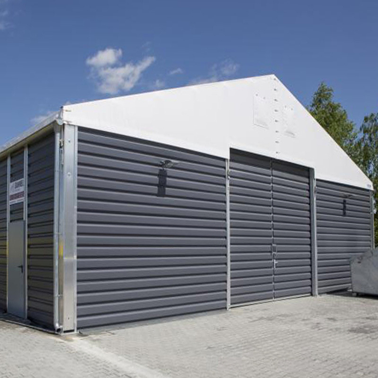 Temporary Aluminum Warehouse Tent for Equipment Storage | Gudang Aluminium Proyek Konstruksi