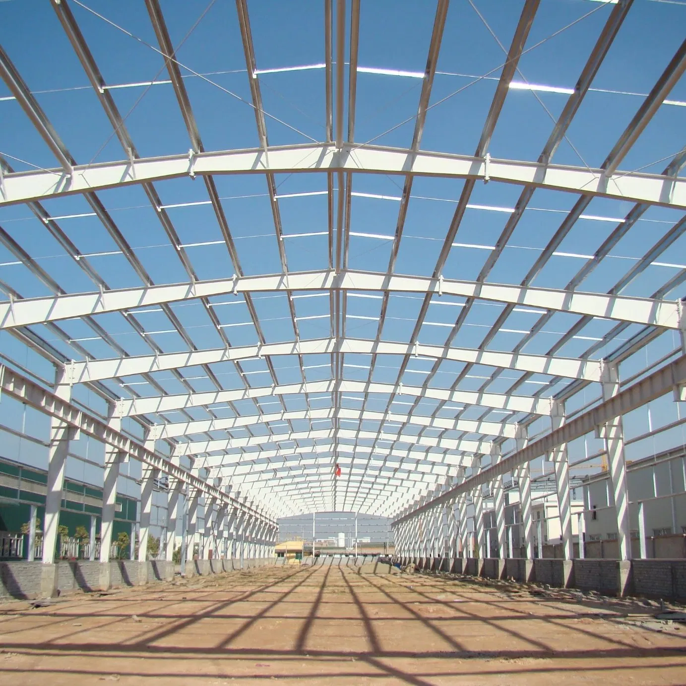 Hot DIP Galvanized Steel Structure Warehouse Anti Rust Large Span Industrial Storage Building for Global Export