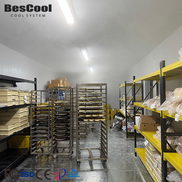 Prefabricated Cold Storage Room For Meat Seafood Fruit Storage Large Scale Industrial Walk-in Freezer Warehouse