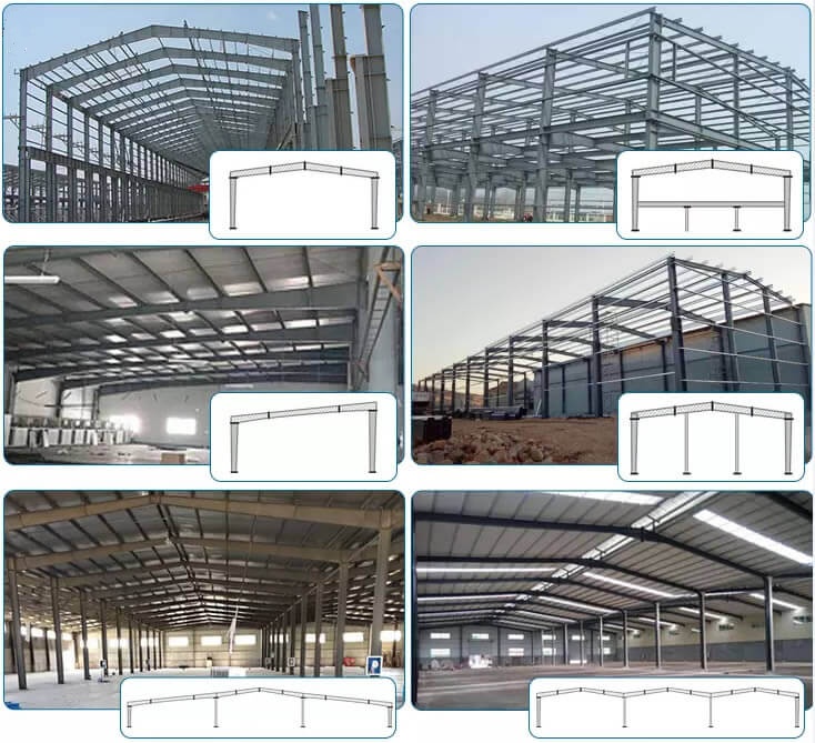 Large Scale Steel Structure Metal Building Construction House Distribution Center Modular Warehouse