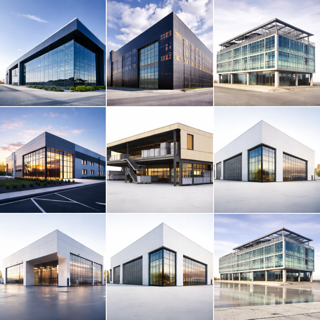 Prefabricated Steel Building for School Mall Hotel Workshop Warehouse with Sandwich Panel Insulation and Modern Design