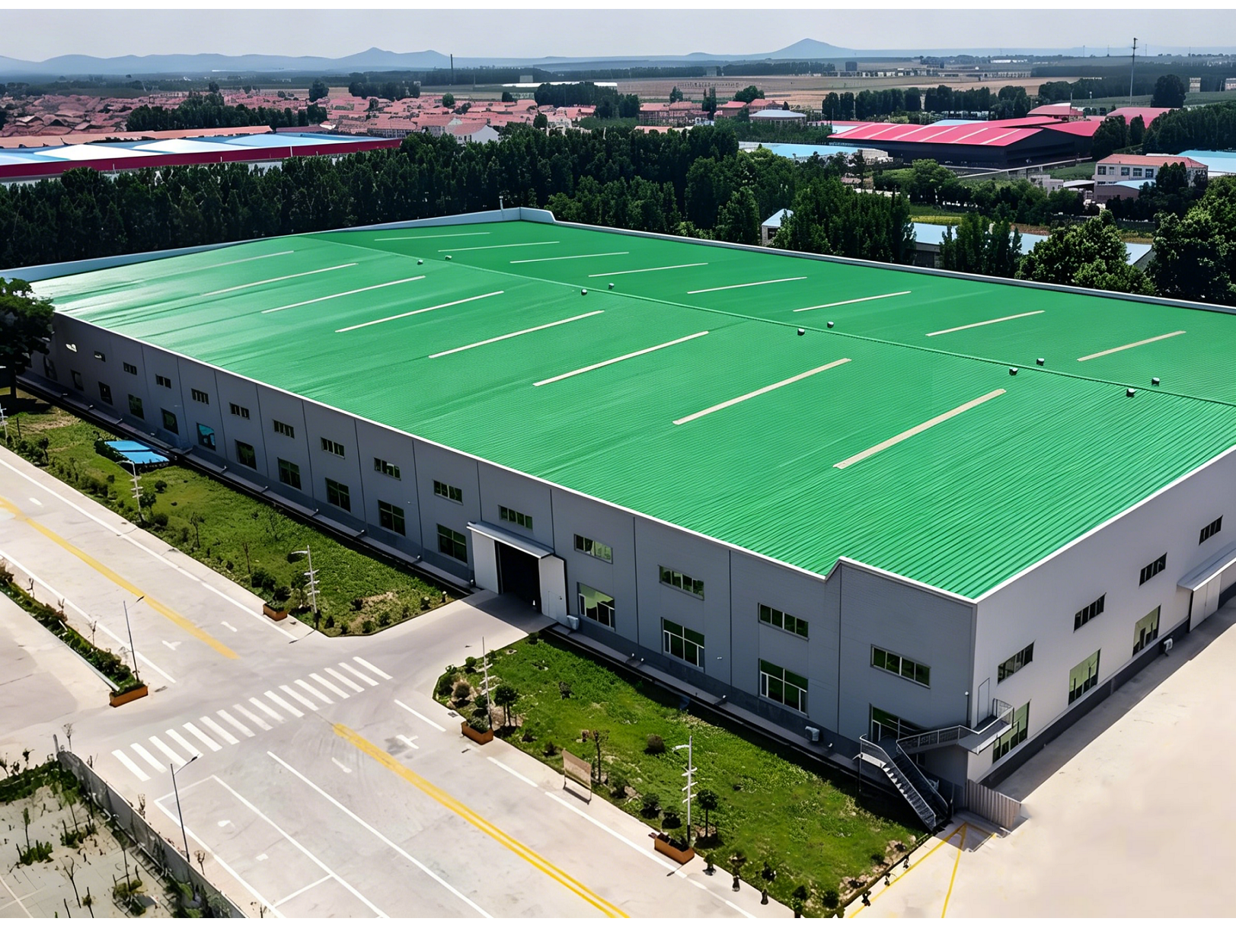 Durable Windproof Prefab Steel Farm Shed for Tractor Parking Hay Storage &amp; Mining Equipment Warehouse