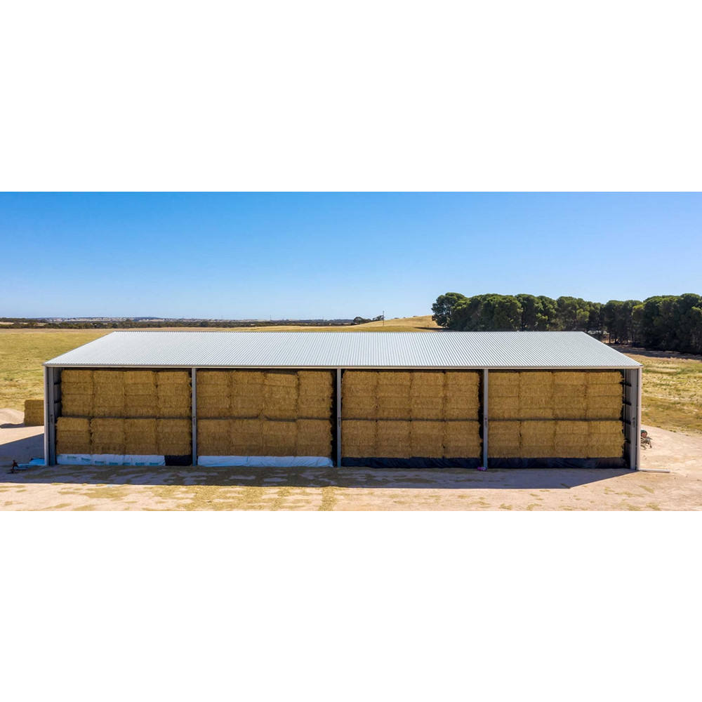 Prefab Light Steel Farm House, Windproof Waterproof Agricultural Building for Machinery &amp; Produce Storage