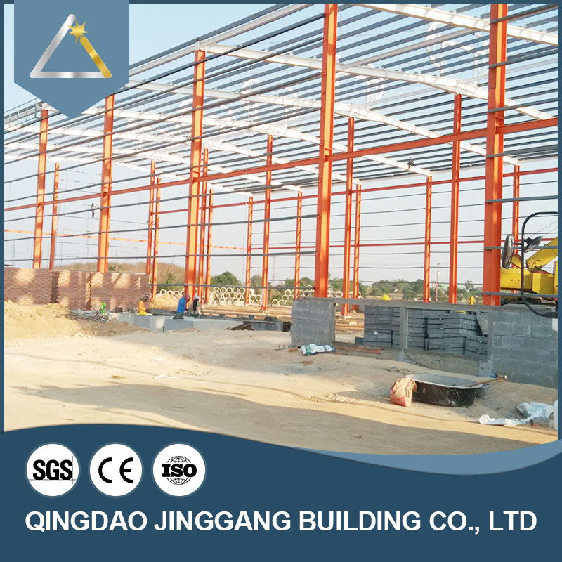 Big Warehouse Space Frame Dome Roof Structure Prefabricated Insulated Steel Building Aircraft Hangar for Sale