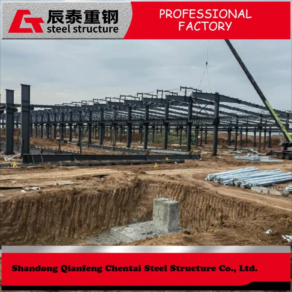 Galvanized Anti-Corrosion Industrial Prefabricated Modular Steel Structure Factory/Workshop/Warehouse Buildings