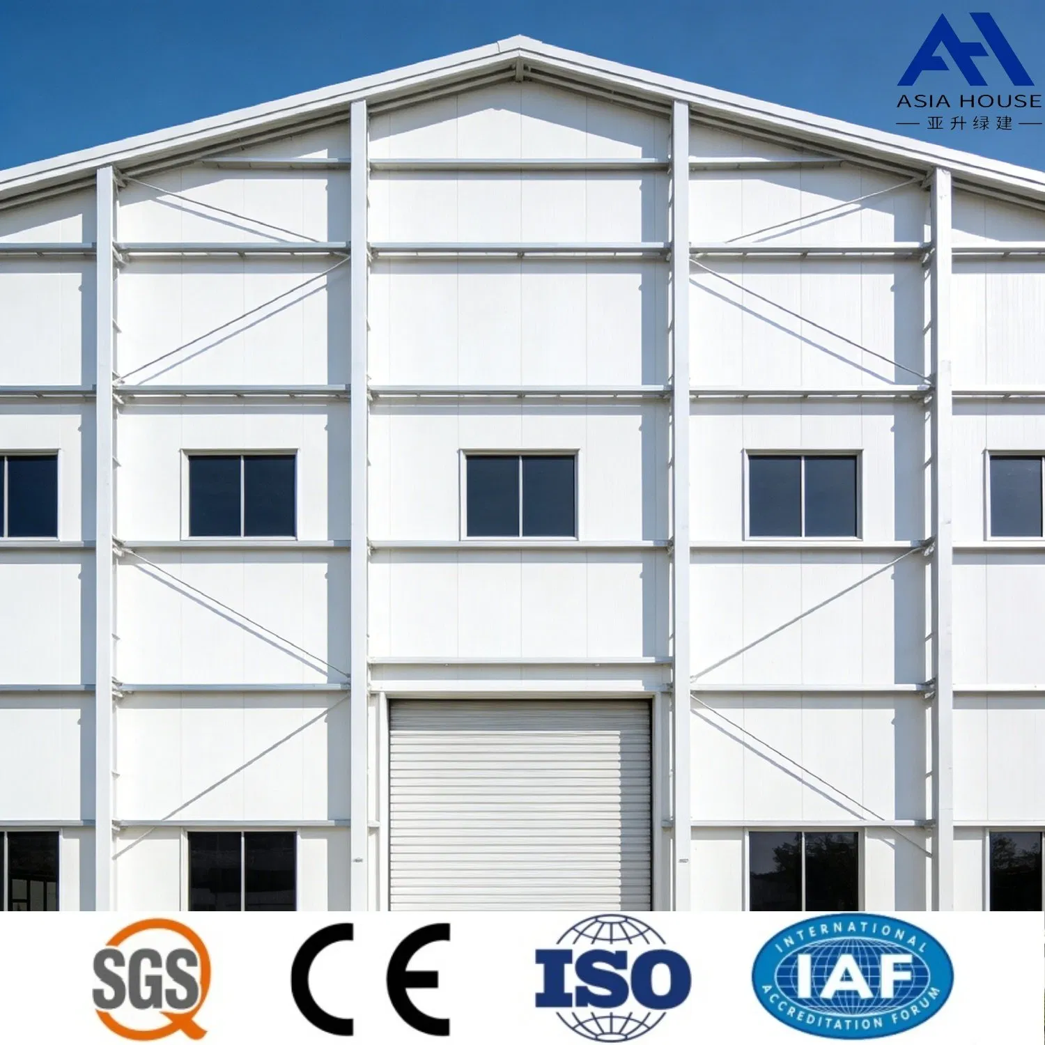 Large-Span Customized Spacious Steel Structure Warehouse with Ample Storage Area