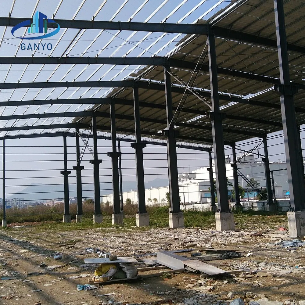 Ganyo Custom Steel Structure Fabrication Metal Steel Structure Warehouse Building