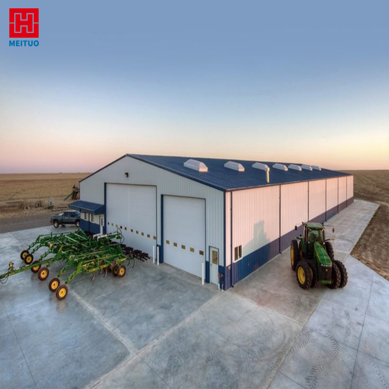 Fire-Rated Crop Processing Buildings Prefabricated Warehouse Workshop Building Low Cost Commercial Layer Chicken Poultry Farm Ho