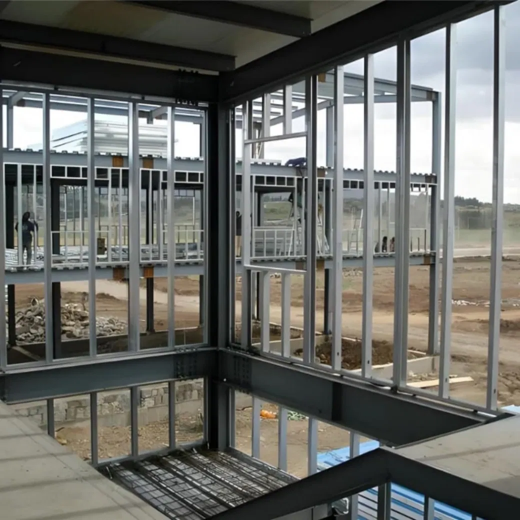 Prefab Metal Building Customized Engineer Steel Structure Modular Multi Story Building Stable Warehouse Large Span