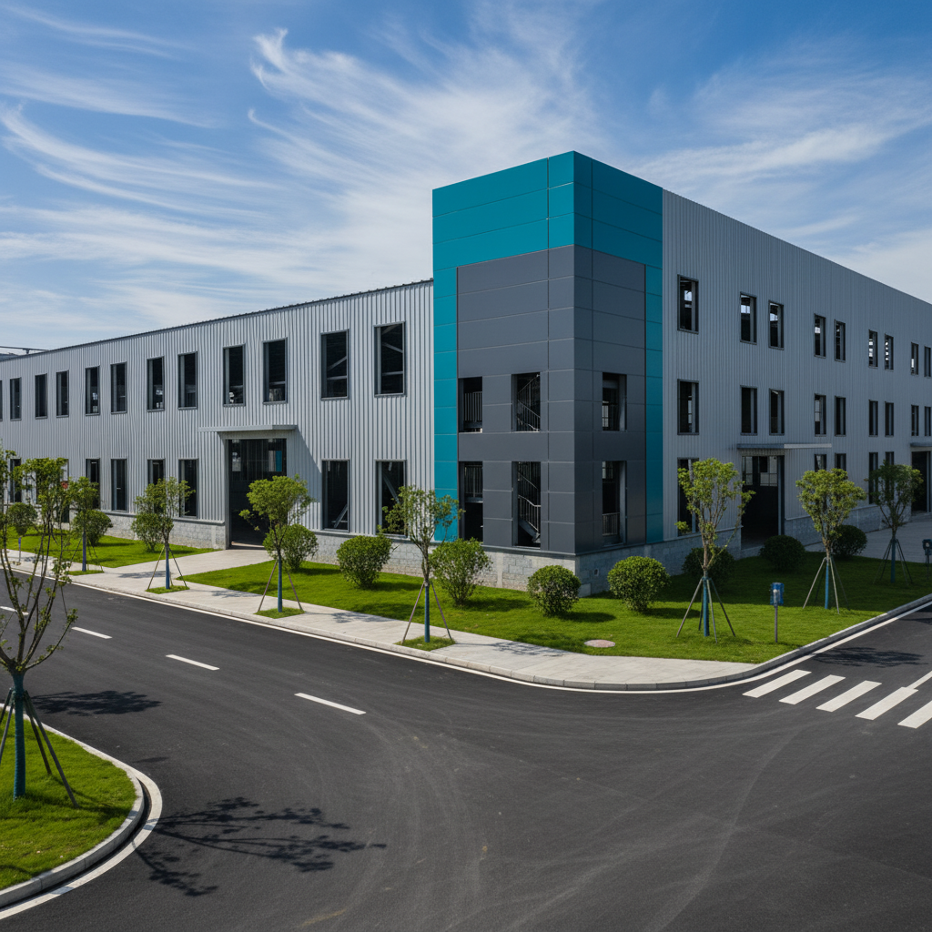 Modern Steel Structure Pre Engineered Long-span Grid Prefabricated Warehouse and Factory Building with Insulated Sandwich Panels