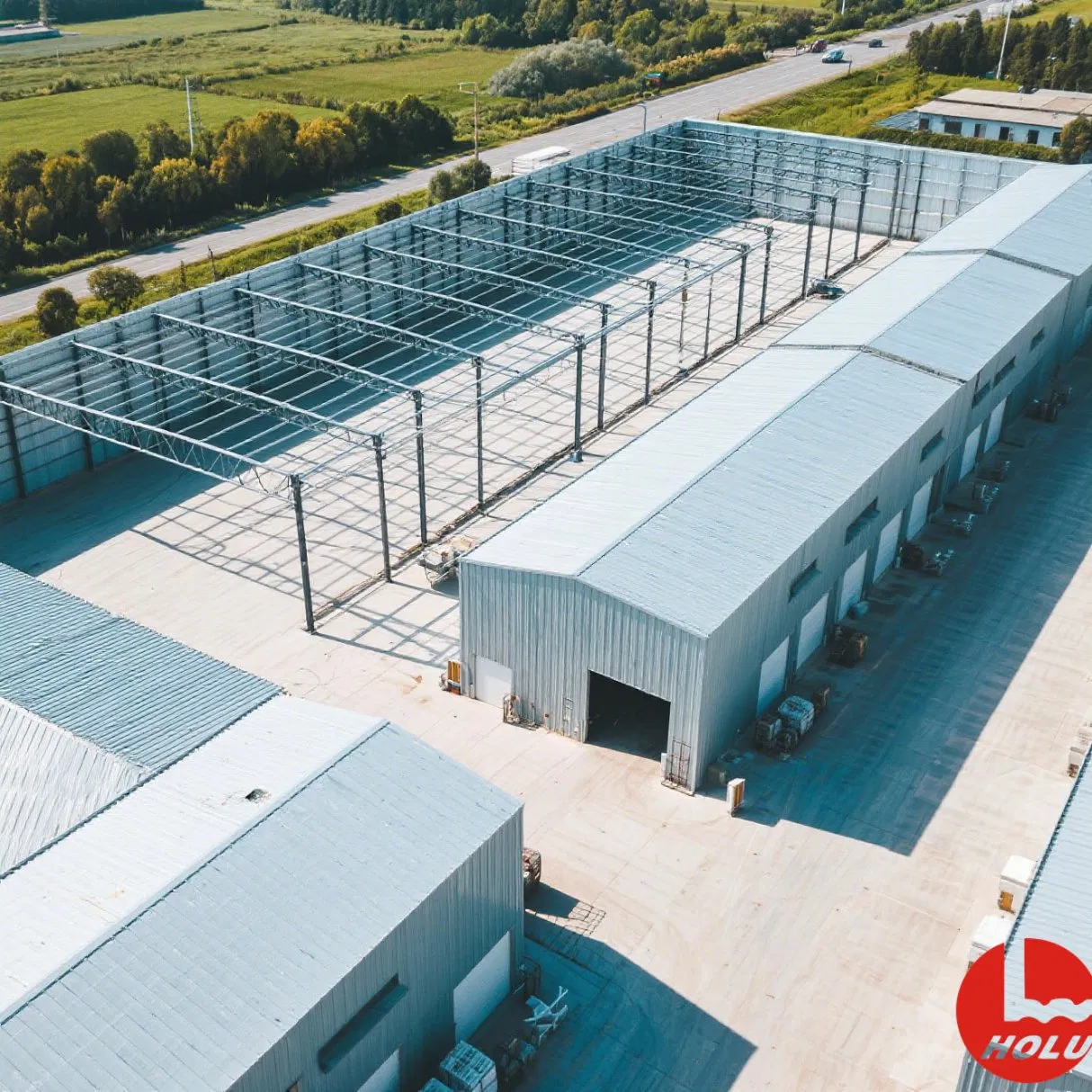 Custom Prefabricated Steel Structure Warehouse Building for Galvanized Industrial Workshop Frame