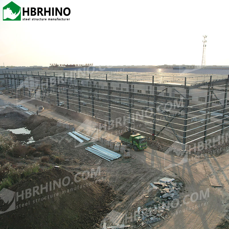 Q355b Q235B Heavy Steel Structure Commercial Multi-Floor High Rise Building with Office Workshop Storage-for Workshops &amp; Plants
