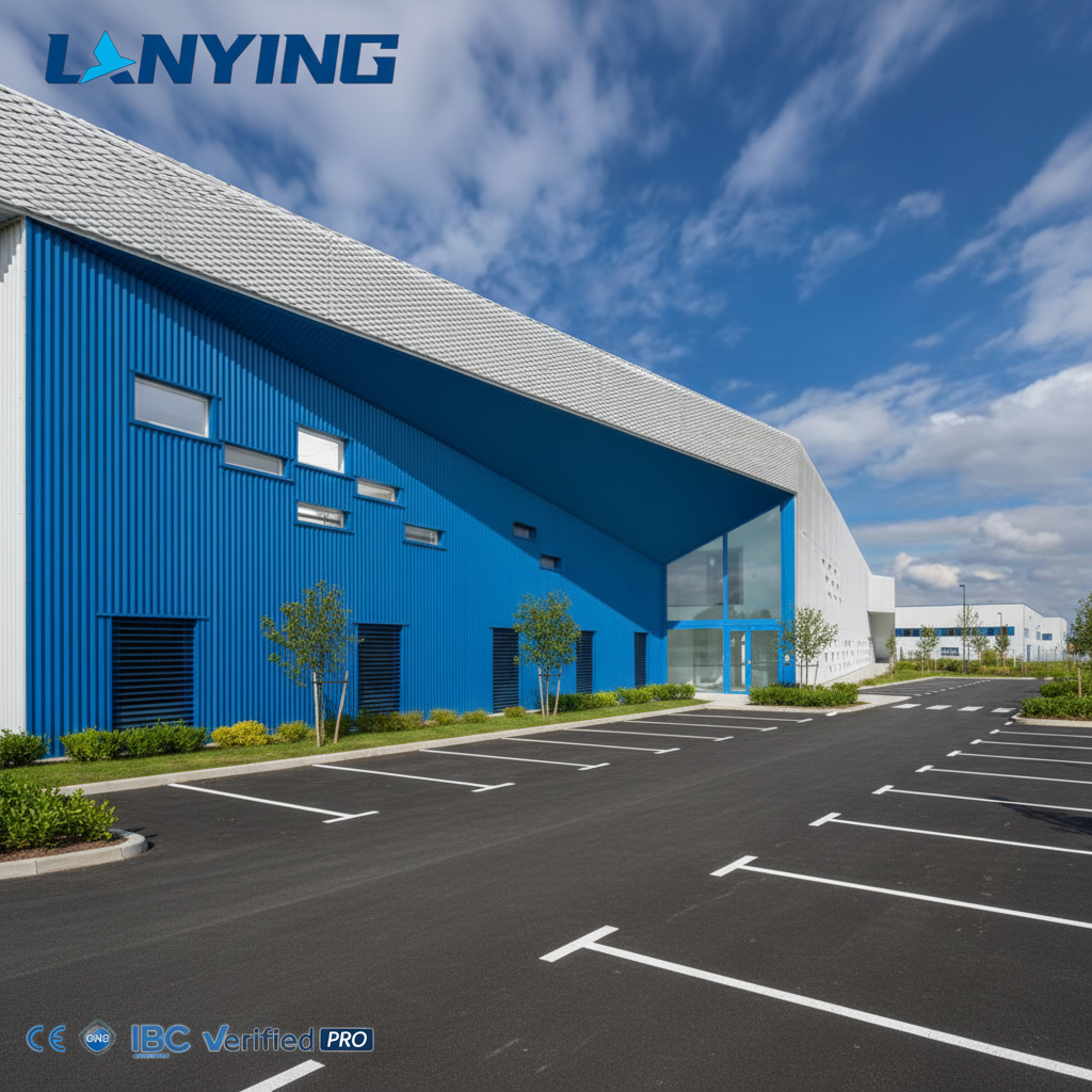 Large Span Clear Span Steel Warehouse | Prefab Logistics Distribution Center