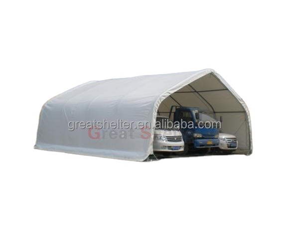 Industrial Style Steel Frame Barn Garage for Farm Storage Carport Use with Forklift Tractor Tent Fabric for Warehouse
