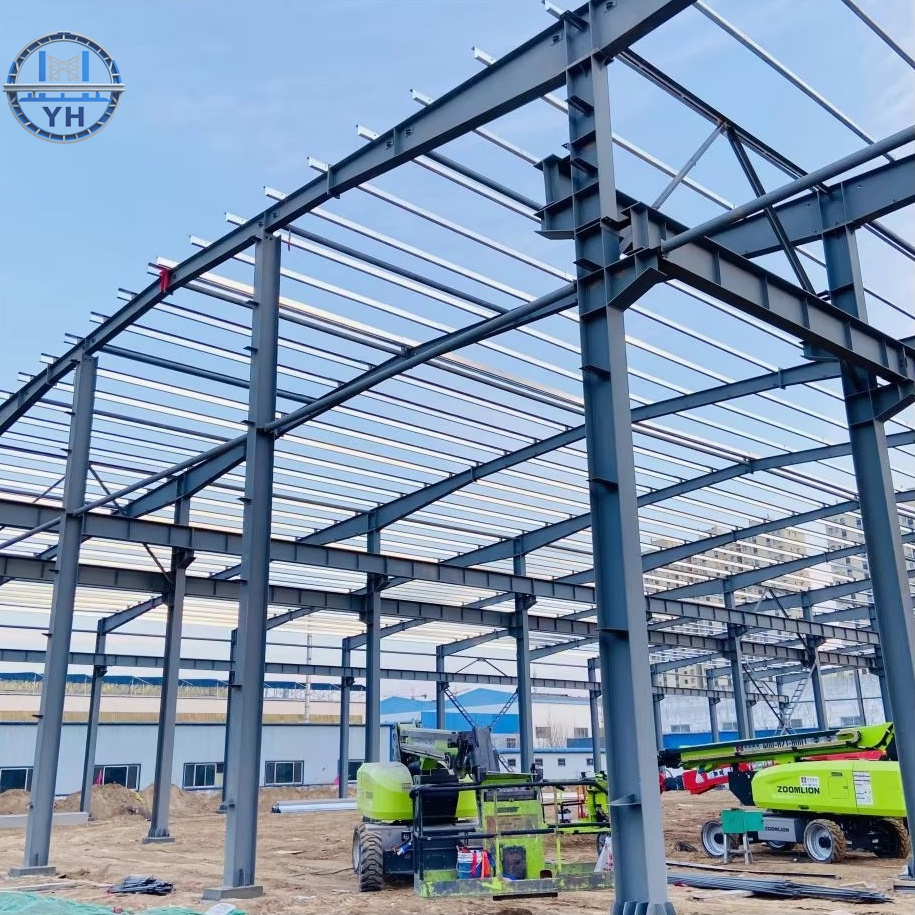 Custom Design Large Workshop Steel Building Warehouse Shed Industrial Factory Structure