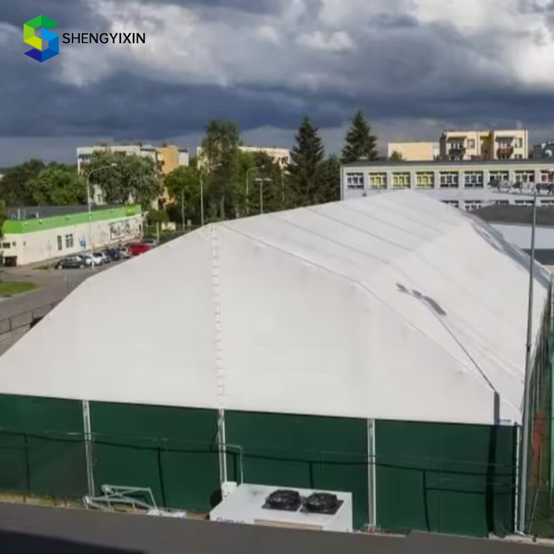 10x30 High Reinforced 10x30m Aluminum Frame Large Temporary Structure Waterproof Workshop Industrial Storage ABS Warehouse Tent