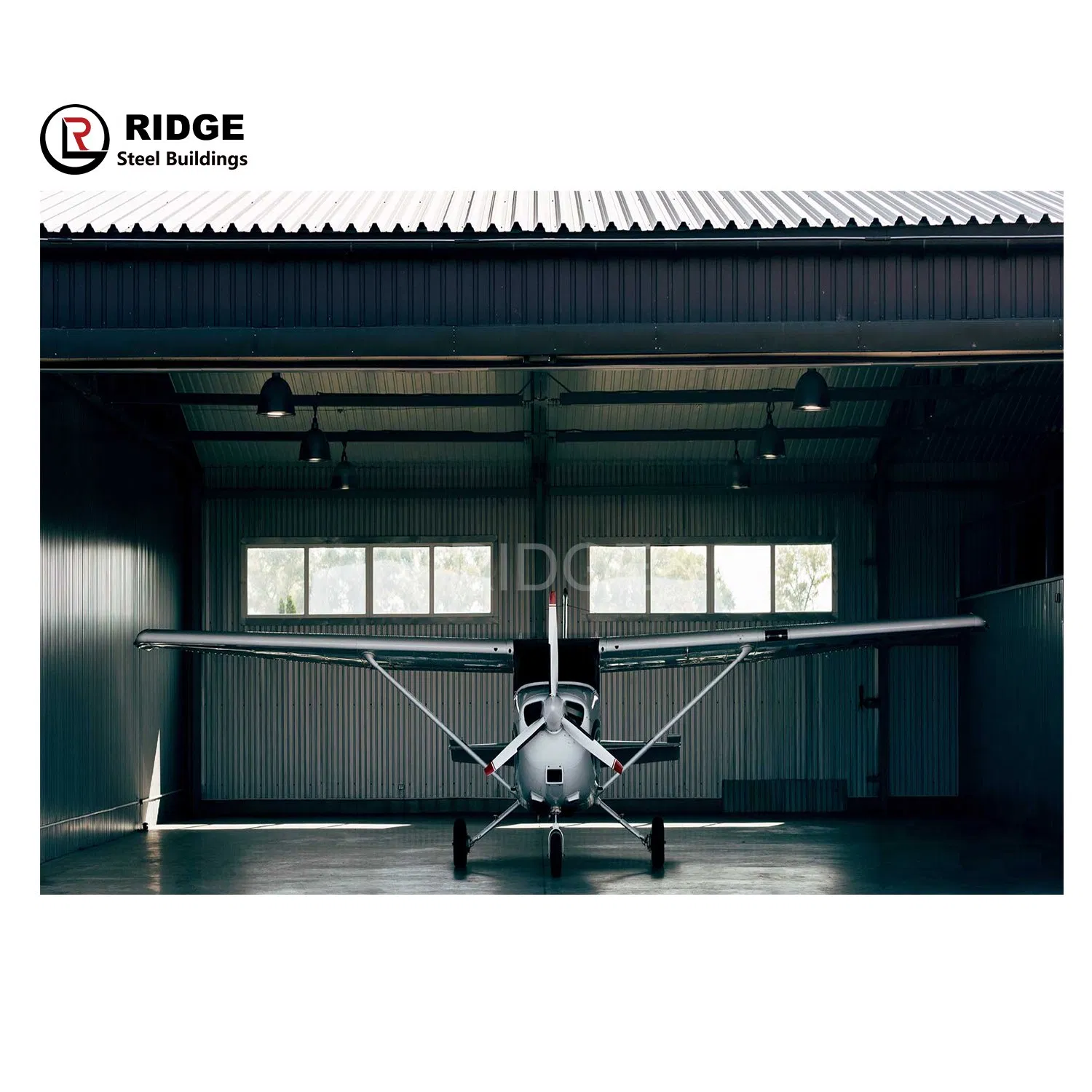 Steel Structure Hangar Warehouse Multi Span Pre Engineered Building