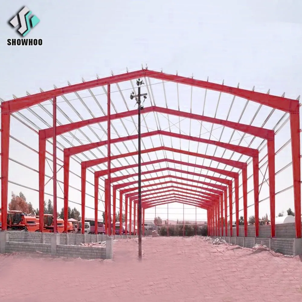 Large Span Metal Space Frame Building Prefabricated Warehouse Commercial Steel Structures Building