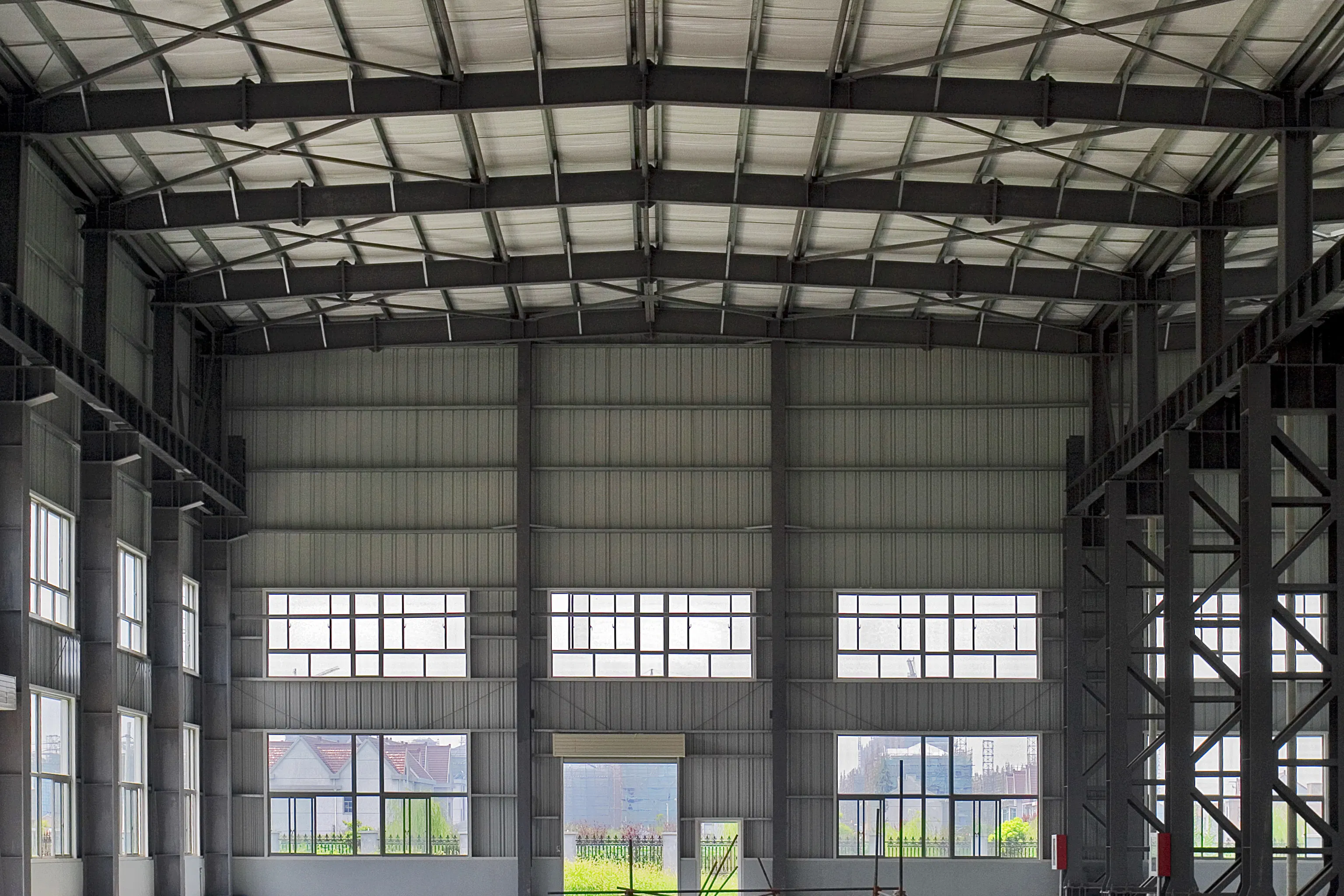Light Modular Metal Warehouse Steel Structure Frame Building Steel Frame Workshop Plant Industrial Building for Sale