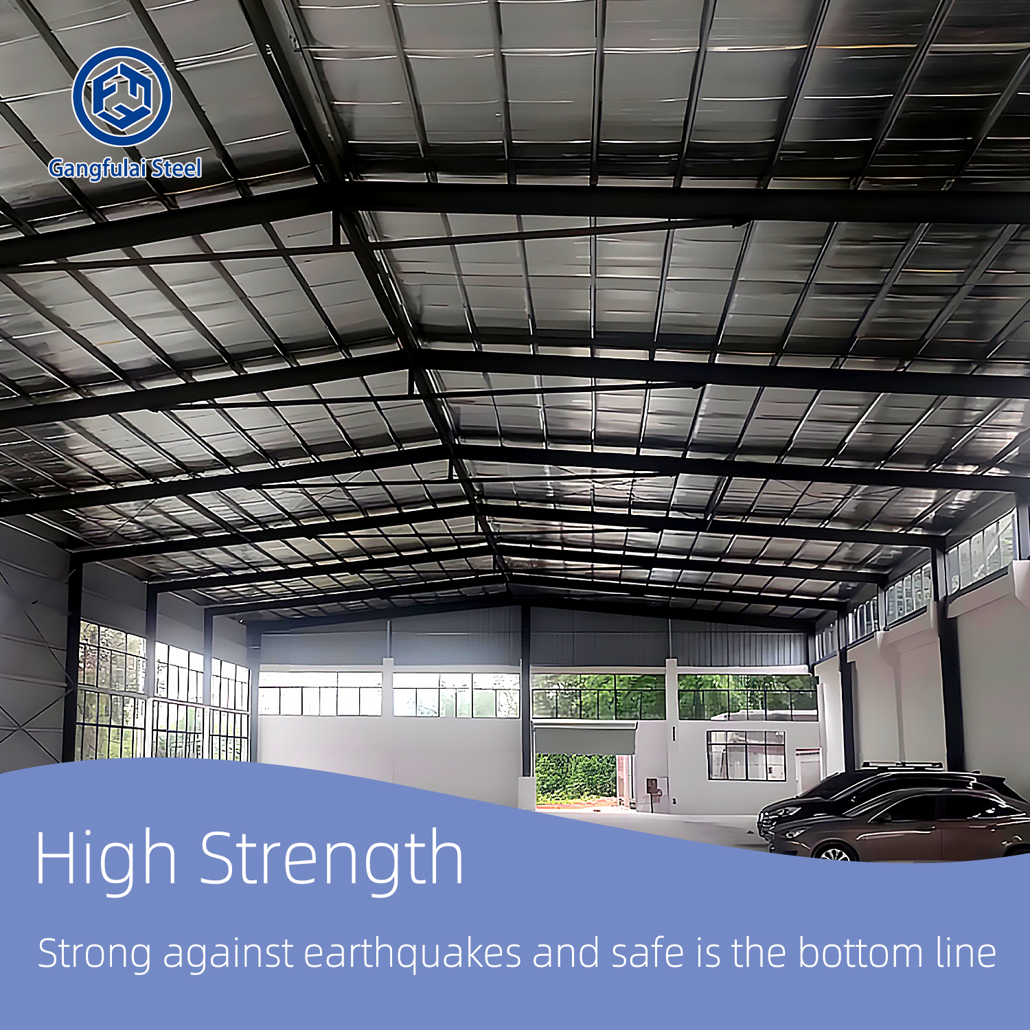 Professional Manufacture High Quality Light Weight Pre-engineered Steel Structure Building Garage Workshop Use
