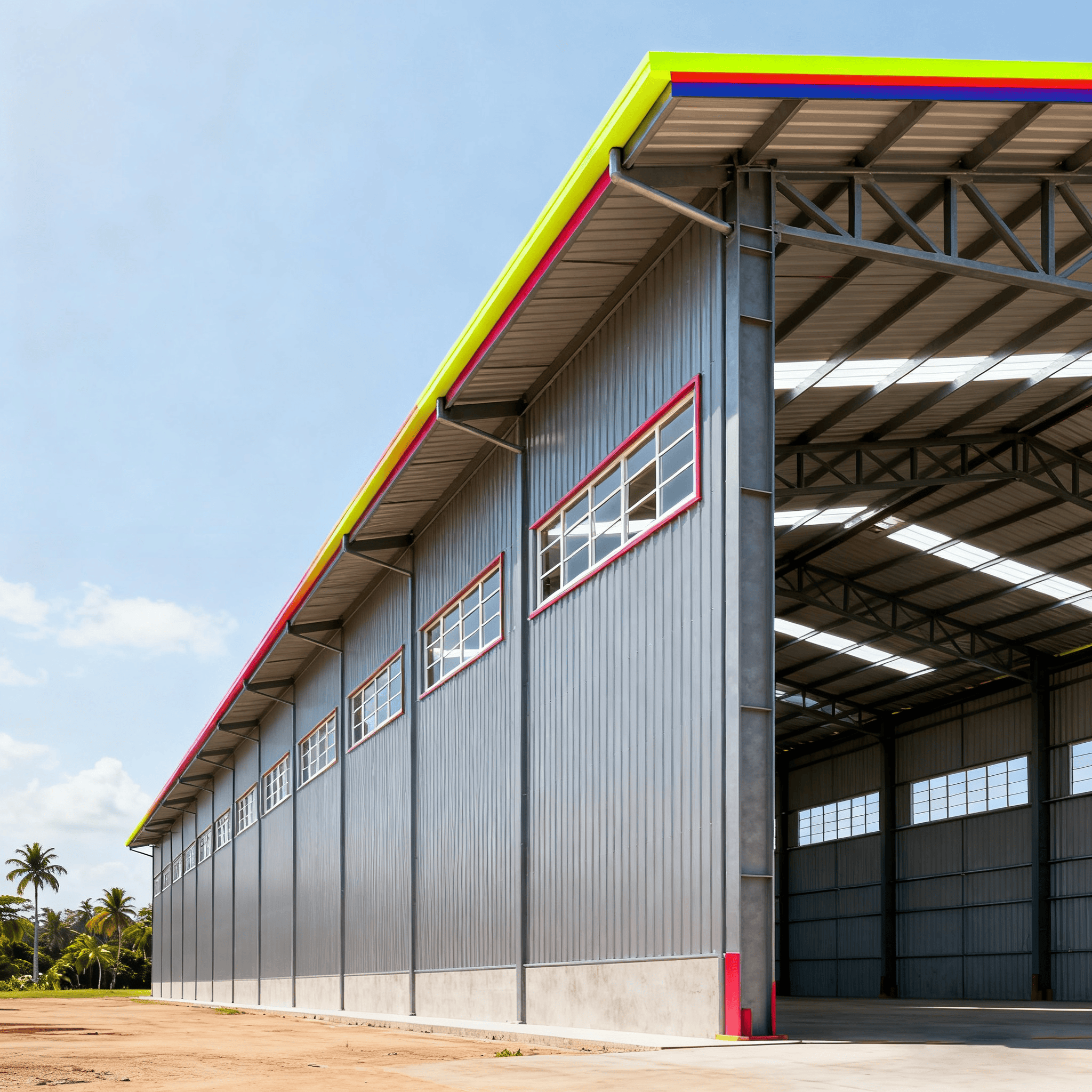 Steel Structure Cold Storage Warehouse Insulated Freezer Building