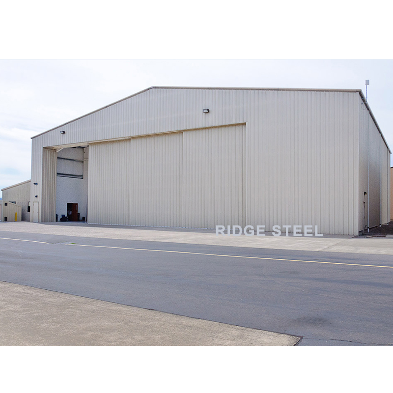 Steel Structure Hangar Warehouse Multi Span Pre Engineered Building