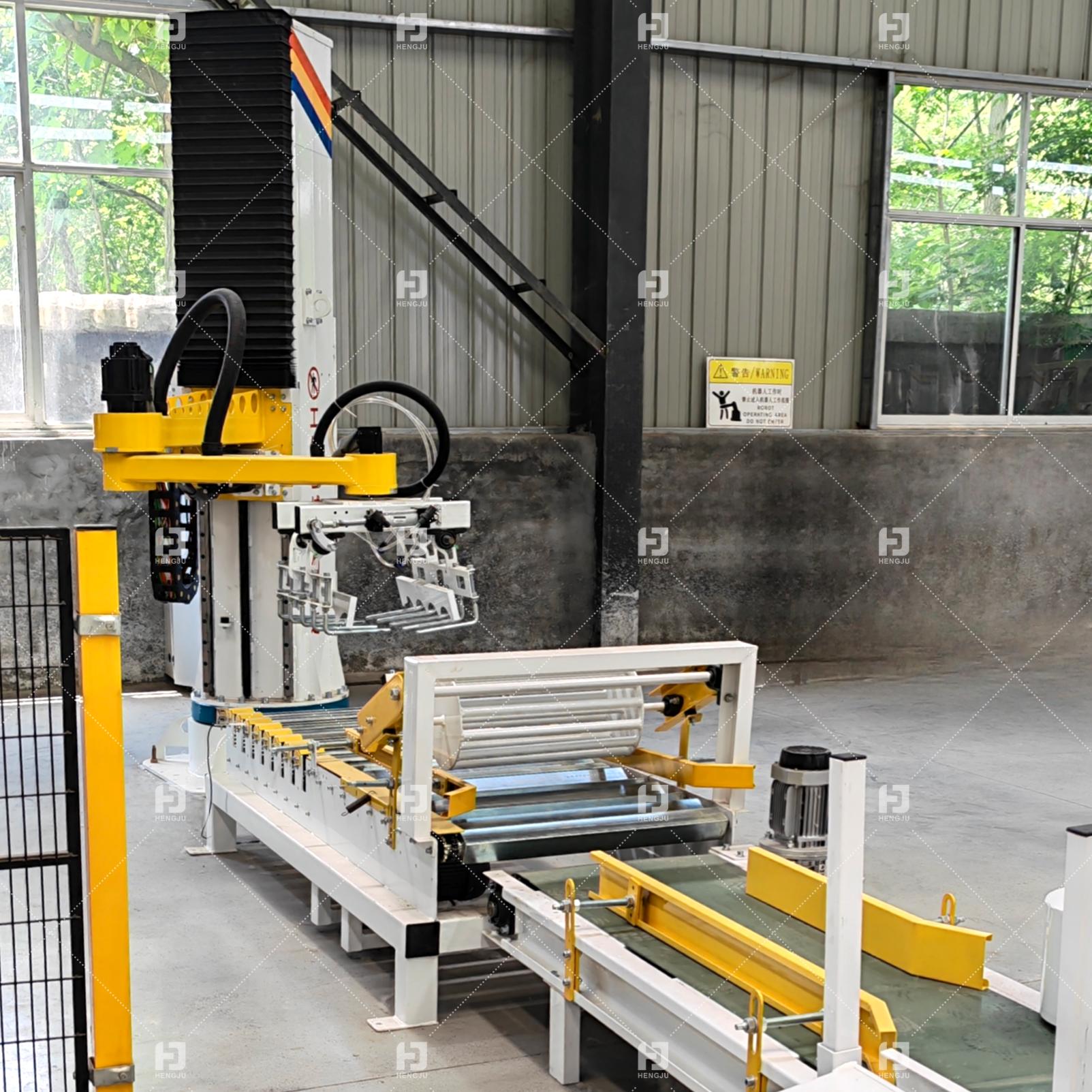 Servo Driven Pallet Stacker System For Warehouse Logistics And Packaging Facilities