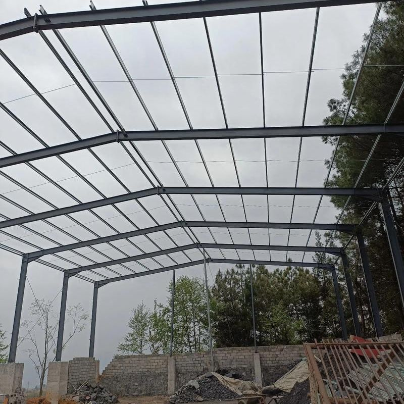 Custom Steel Frame Construction High Rise Prefab Warehouse Building Prefabricated Industrial Steel Building China Plant Price