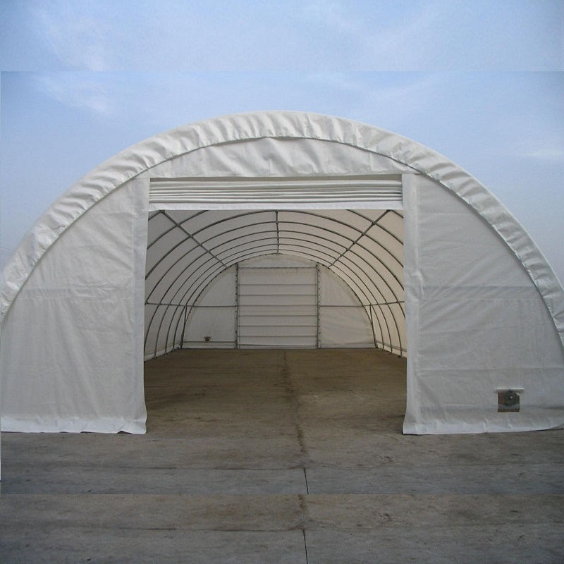 Temporary Outdoor Warehouse Garage Storage Tents Easily Assembled Steel Frame Waterproof UV-Resistant Fire-Retardant Heavy Snow