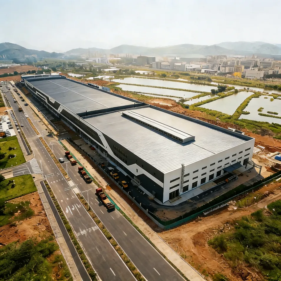 Prefabricated Steel Structure Warehouse Large Span Column Free