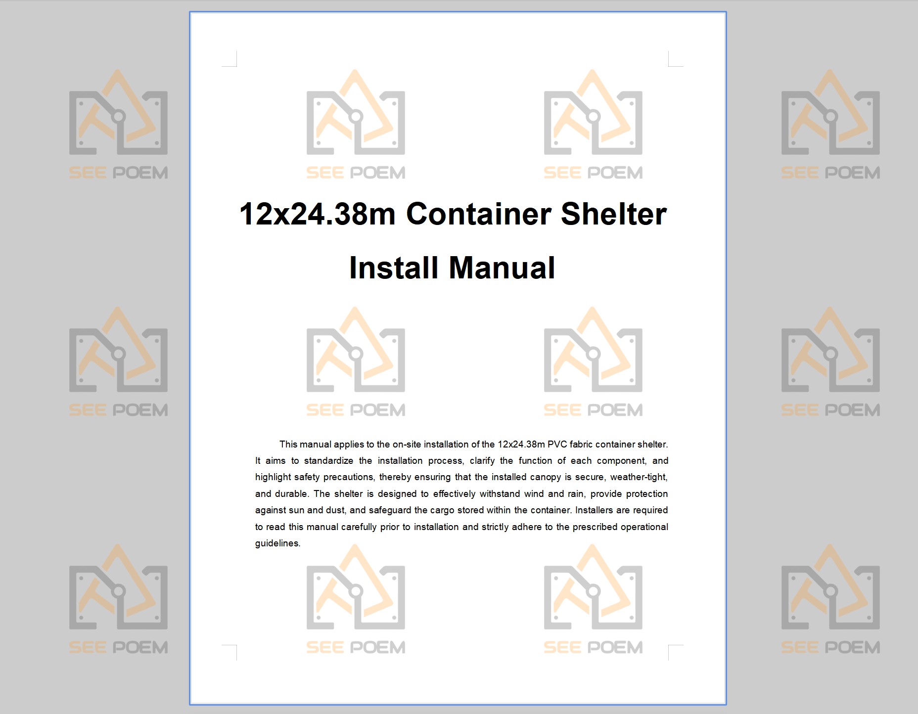 Installation Guidance 1
