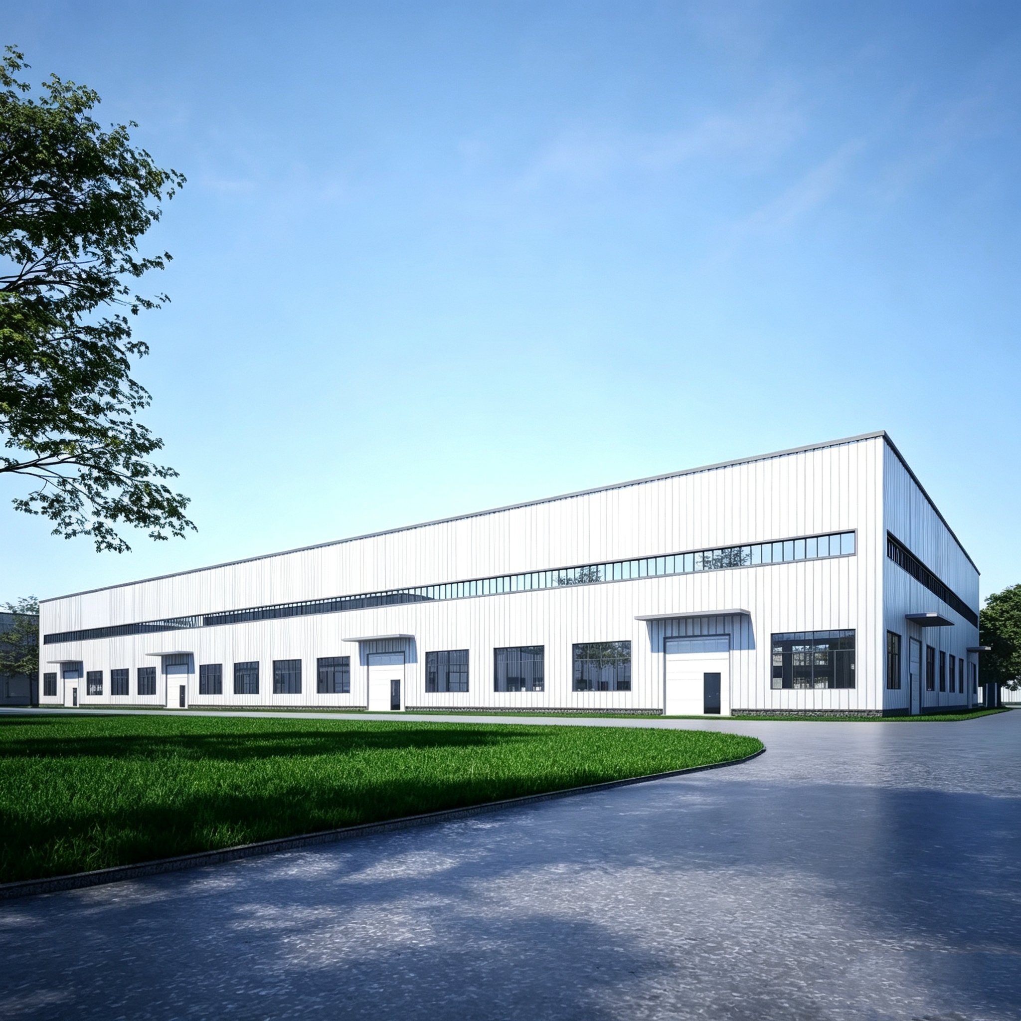 Professional Prefab Cold Storage Building Prefabricated Steel Warehouse Industrial Building Metal Steel Structure