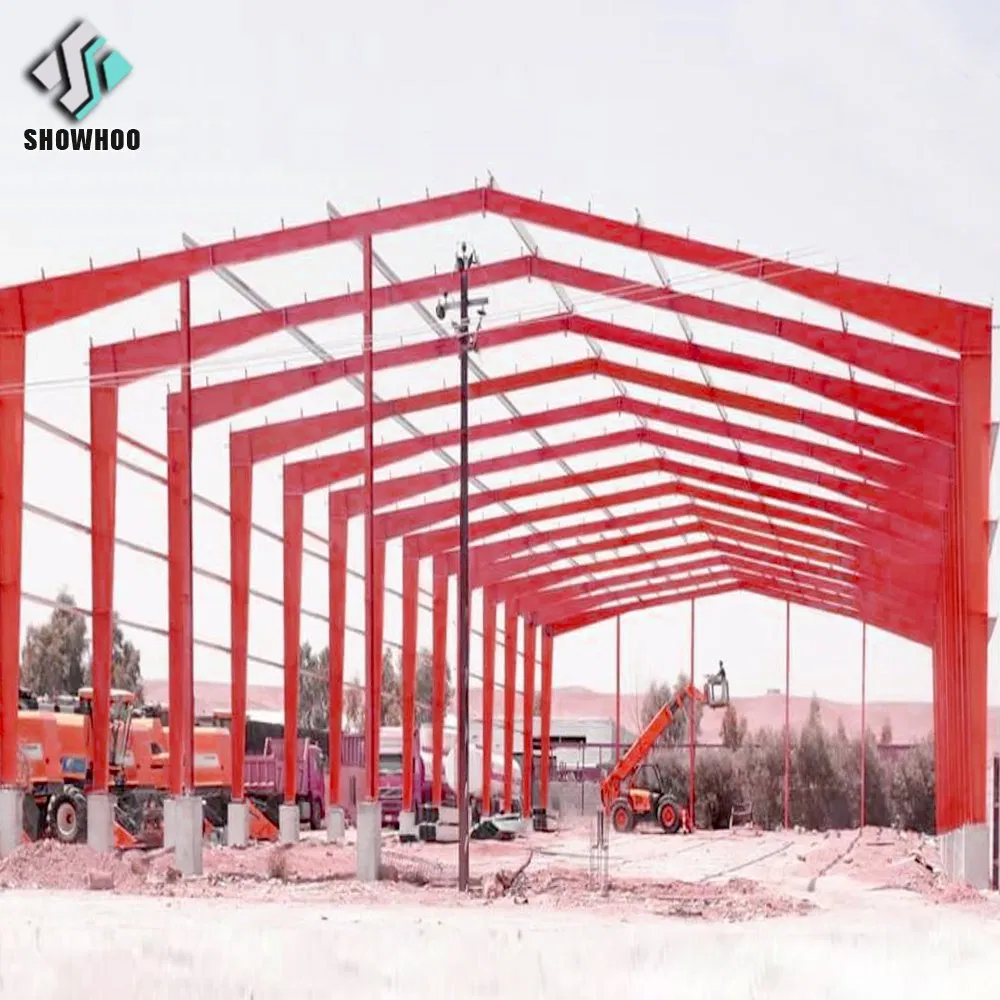 Large Span Metal Space Frame Building Prefabricated Warehouse Commercial Steel Structures Building