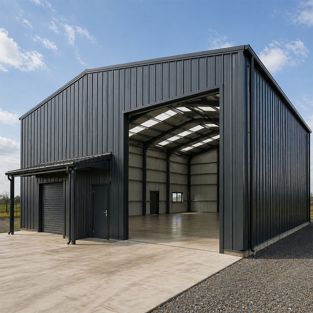 Free Design Quick Installation Prefabricated Steel Factory Industrial Warehouse Buildings for Sale