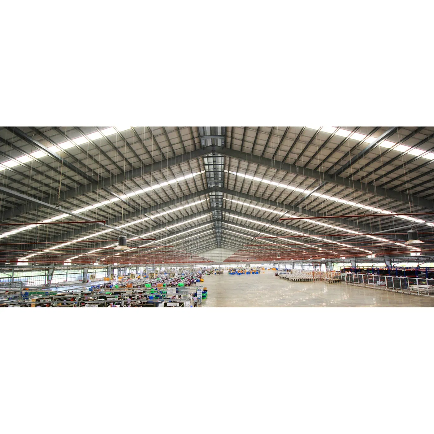 Best Price Large Span Wind Resistant Prefab Steel Structure Warehouse for Food Processing