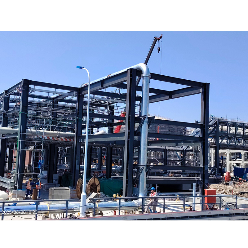 Long Lifespan Low Cost Prefabricated Steel Structure GB Standard Metal Building Warehouse Workshop with Sandwich Panel Wall