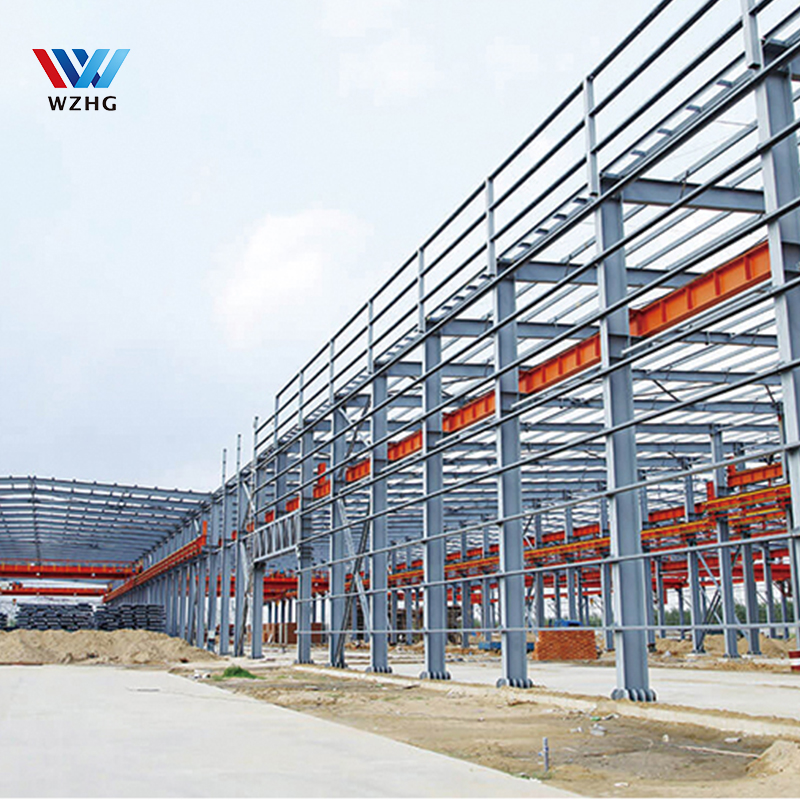 Cold Storage Light Steel Warehouse with PU Insulated Panels Welding &amp; Cutting Services