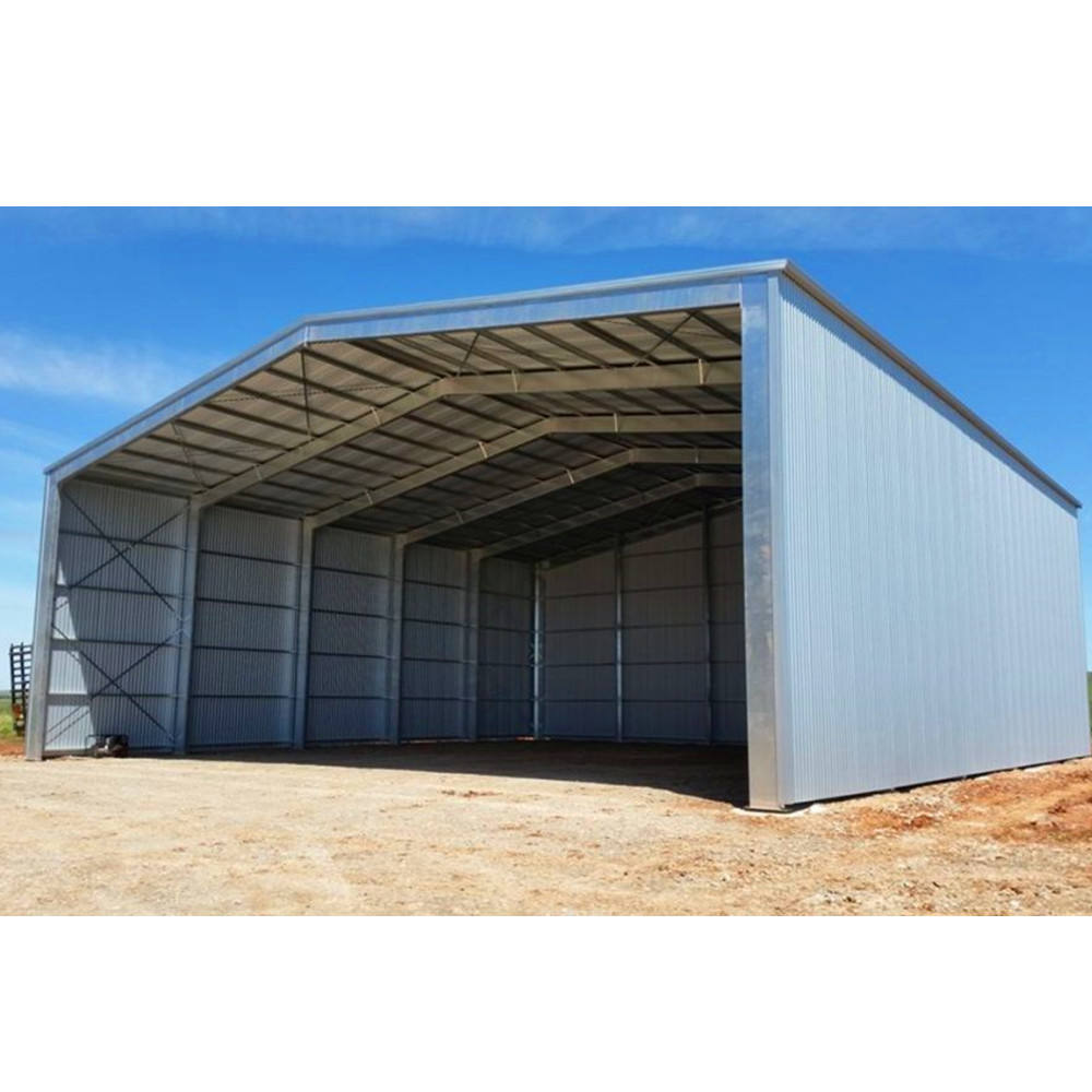Prefab Light Steel Farm House, Windproof Waterproof Agricultural Building for Machinery &amp; Produce Storage