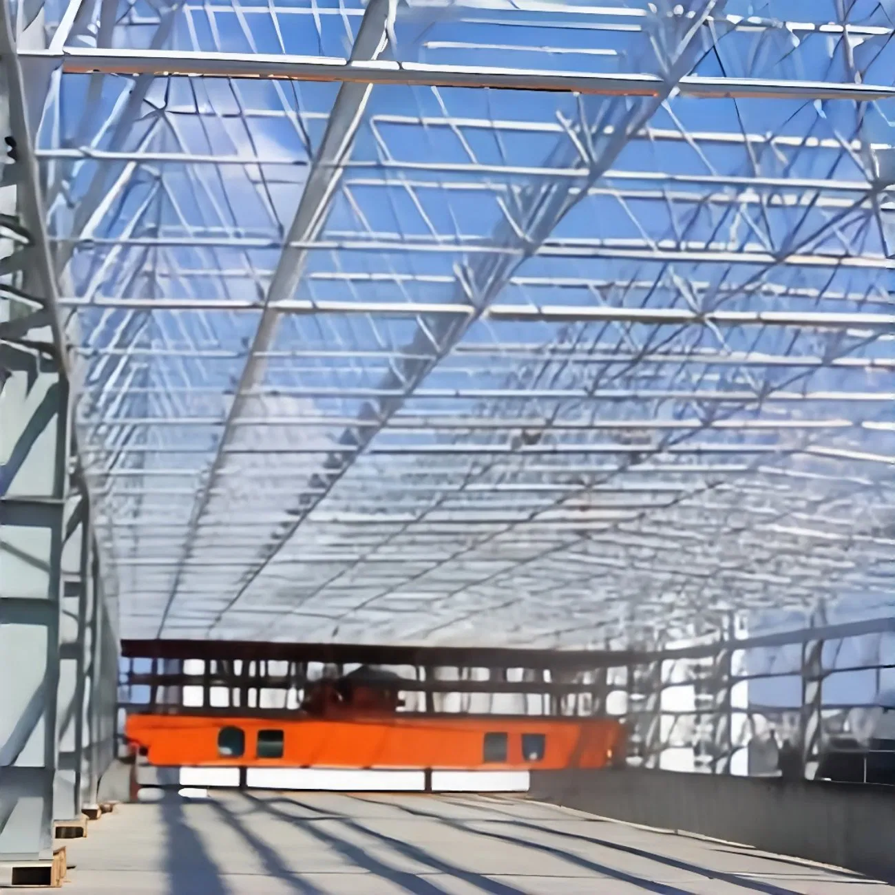 Large-Span Steel Grid Structure for High-Bay Warehouse and Automated Storage Systems