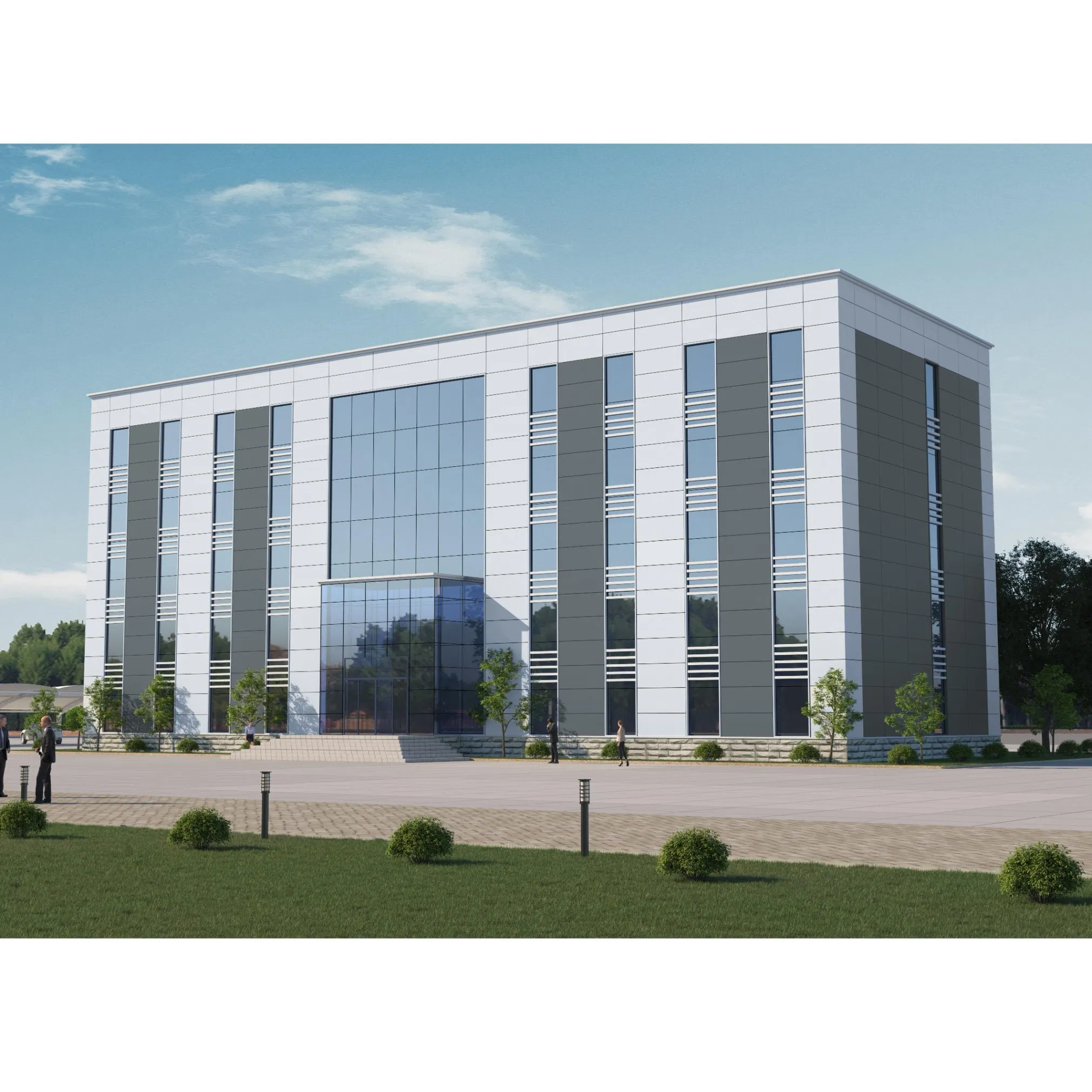 Light Steel Frame Modular Hotel Multilayer Hospital Prefabricated High Quality Warehouse Workshop Steel Structure Building for Sale