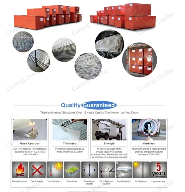 Industrial Large PVC Tent Commercial PVC Tent Storage Building