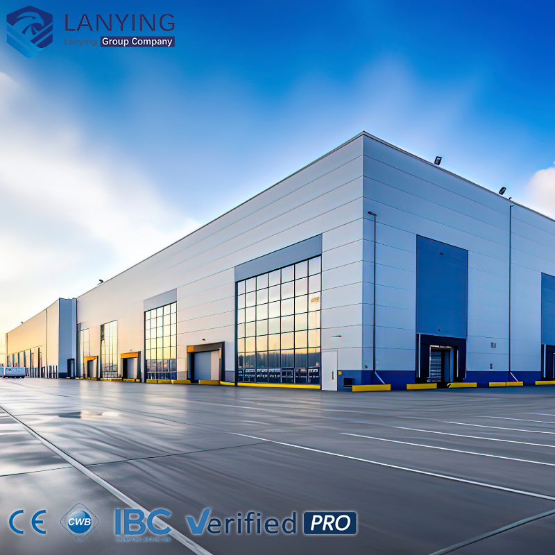 Clear Span Prefabricated Steel Warehouse Heavy Duty Metal Building Kit for Farm Factory &amp; Logistics