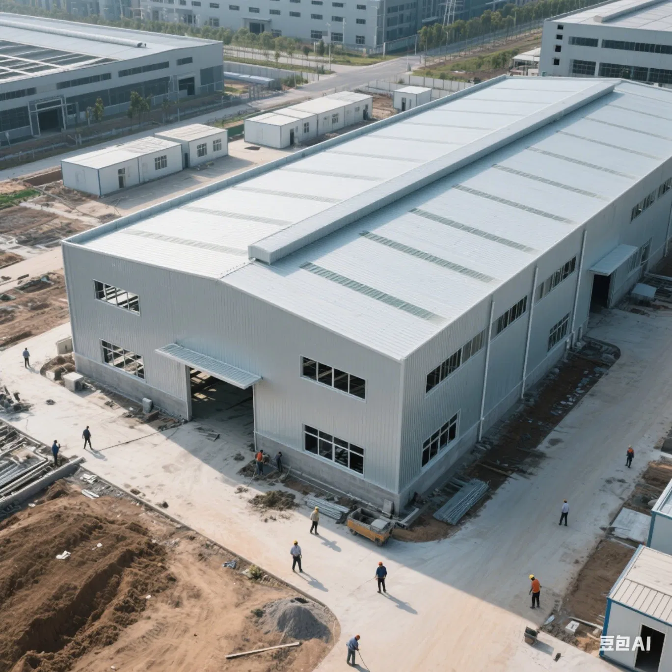 Honglu Large-Scale Automated Prefab Steel Structure Distribution Center and Storage Warehouse