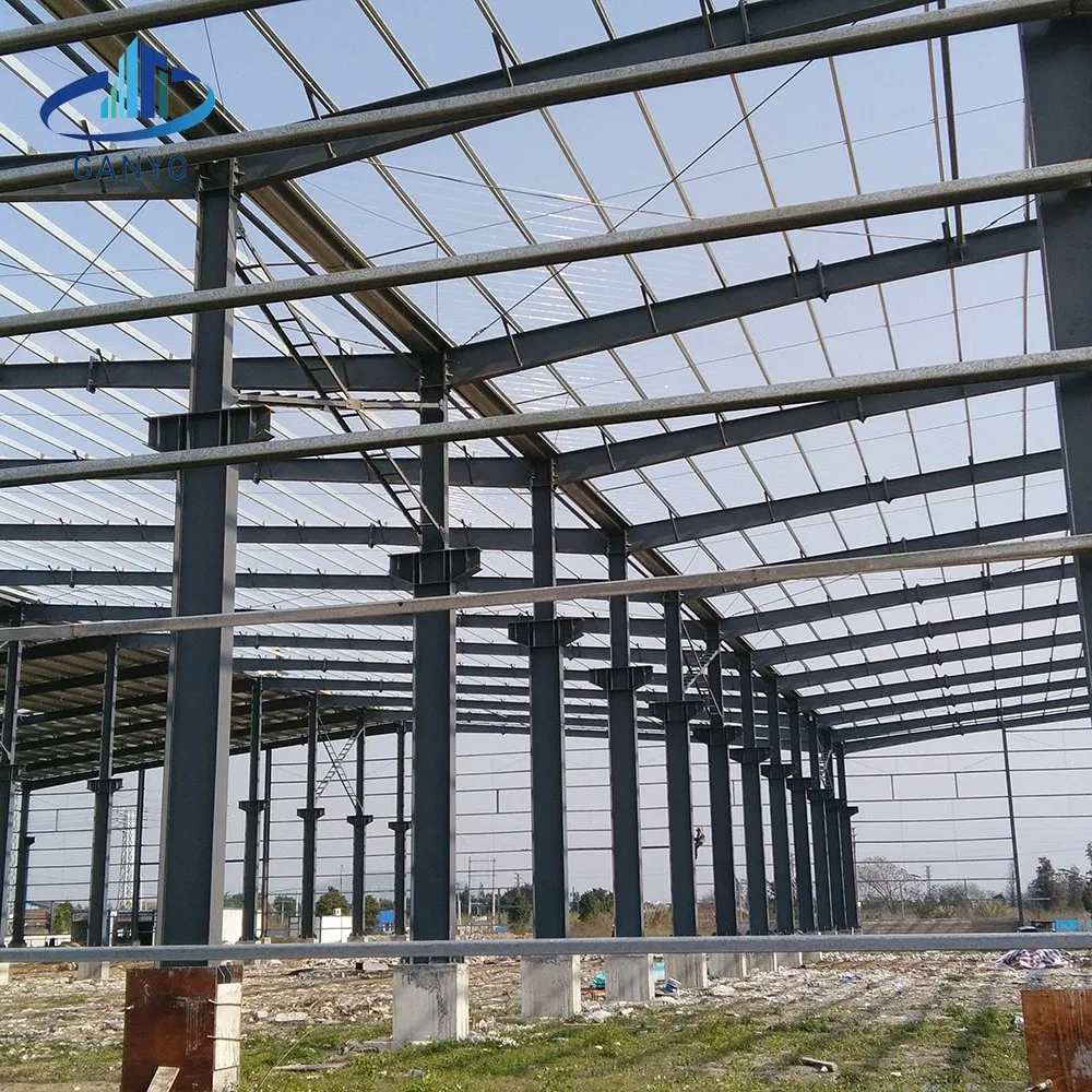 Ganyo Custom Steel Structure Fabrication Metal Steel Structure Warehouse Building